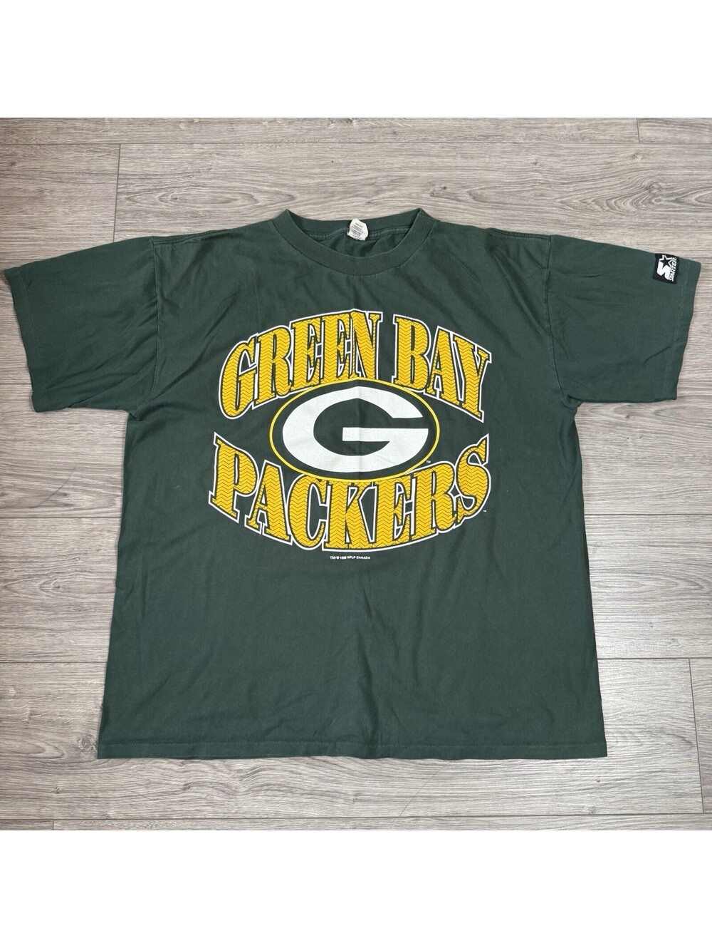 Vintage Starter 1996 GREEN BAY PACKERS Single Stich T-Shirt USA L